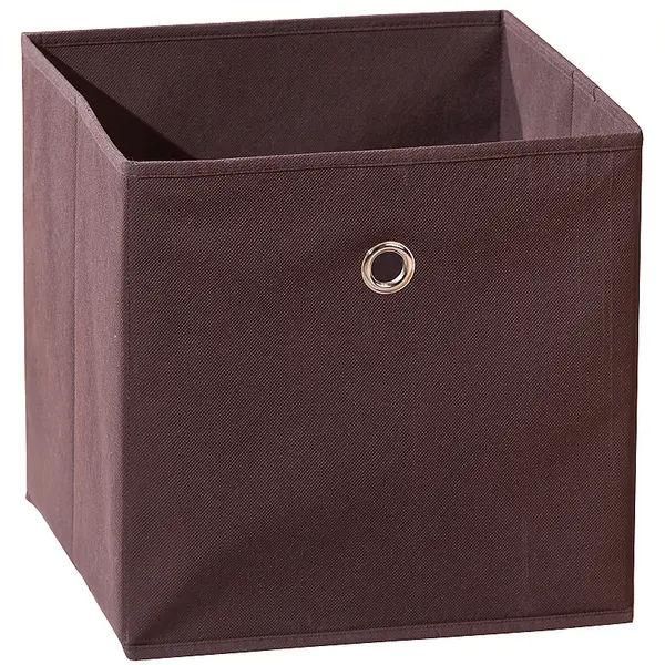 Skládací úložný box cube - hnědá