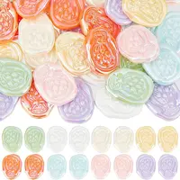 50Pcs Opaque Acrylic Beads