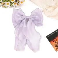 Cloth Long Bowknot Hair Barrettes