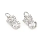 Brass Micro Pave Cubic Zirconia Charms