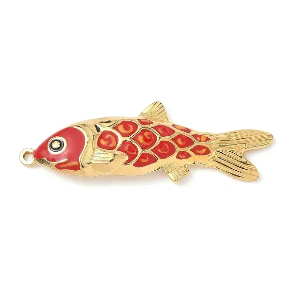 304 Stainless Steel Enamel Big Pendants