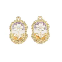 Alloy Enamel Pendants