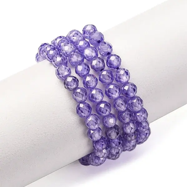 Cubic Zirconia Beads Strands