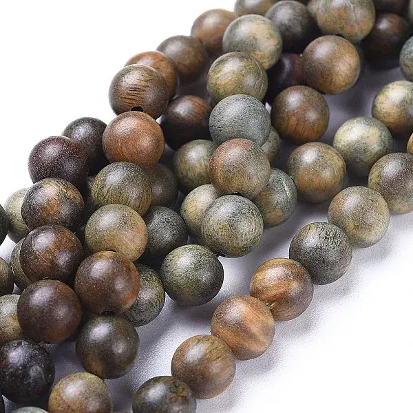 Natural Sandalwood Beads Strands