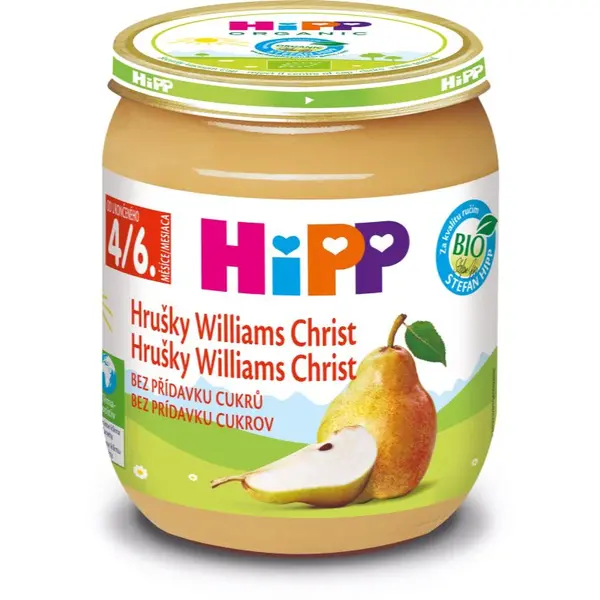 Hipp BIO hrušky Williams-Christ ovocný príkrm 125 g