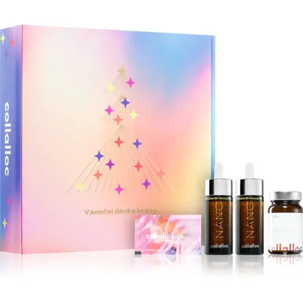 Collalloc Vianočná sada darčeková sada pre krásne vlasy, pleť a nechty