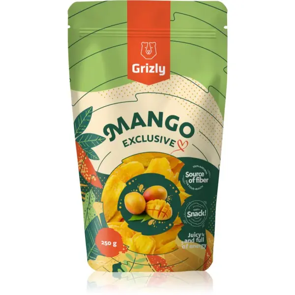 Grizly Mango exclusive sušené ovocie 250 g