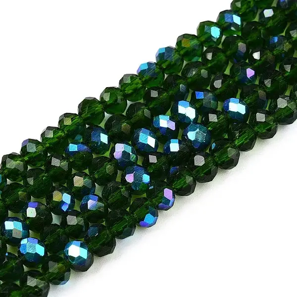 Electroplate Glass Beads Strands