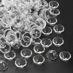 Transparent Acrylic Bead Caps