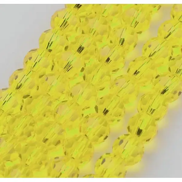 Transparent Glass Bead Strands