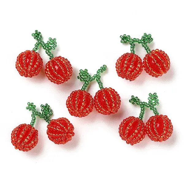 Glass & Seed Beaded Pendants