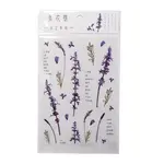 Flower Pattern Waterproof Self Adhesive Hot Stamping Stickers