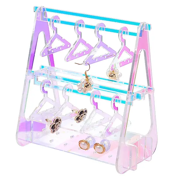 Transparent Acrylic Earring Display Stands