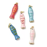 Brass Enamel Pendants