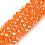 Electroplate Glass Beads Strands