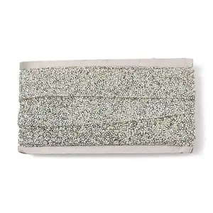 Glitter Resin Hotfix Rhinestone(Hot Melt Adhesive On The Back)