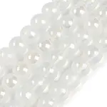 Baking Painted Electroplate Glass Beads Strands