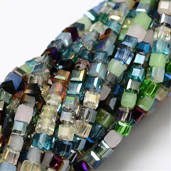 Electroplate Glass Beads Strands