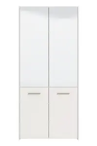 Policový botník 2d trento - bílá