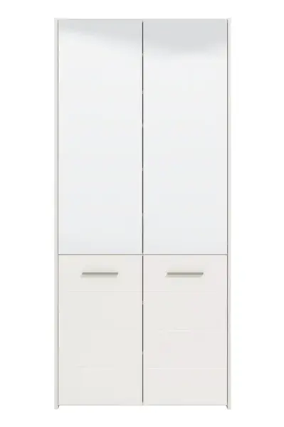 Policový botník 2d trento - bílá