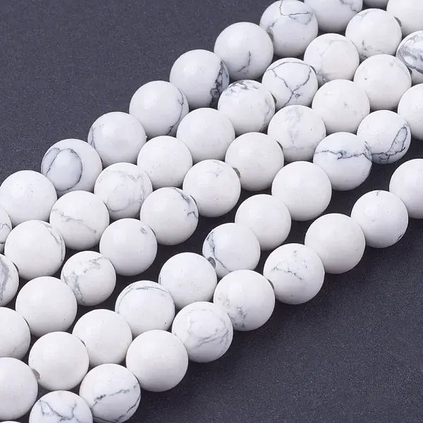 Synthetic Howlite Beads Strands