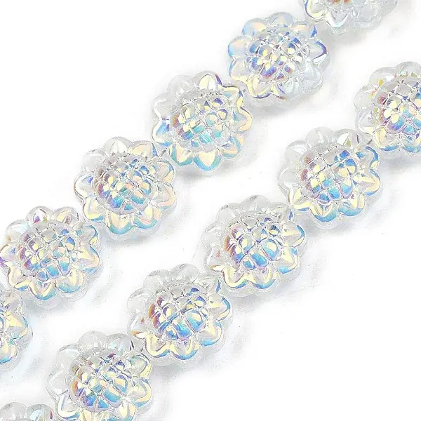 Electroplate Glass Bead Strands