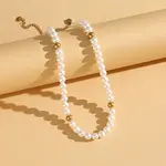 French Style Shell Pearl Beaded Necklaces