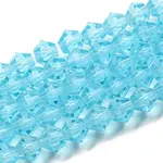 Transparent Glass Beads Strands
