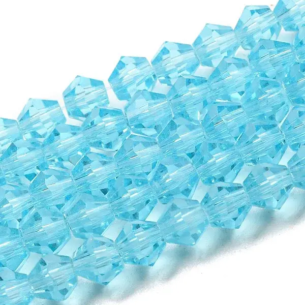 Transparent Glass Beads Strands