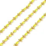Brass Enamel Link Chains