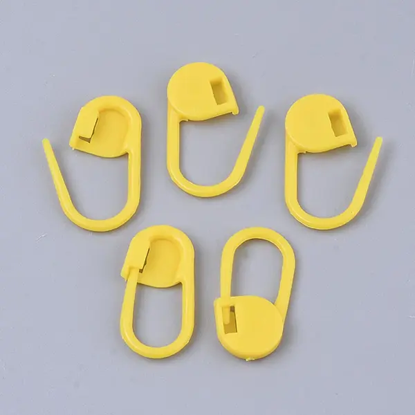 Plastic Knitting Crochet Locking Stitch Markers Holder
