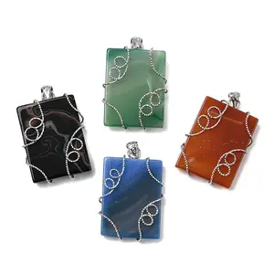 Natural Agate Pendants