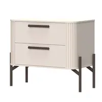 Noční stolek se dvěma zásuvkami renfri - kašmír