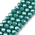 Electroplate Glass Beads Strands