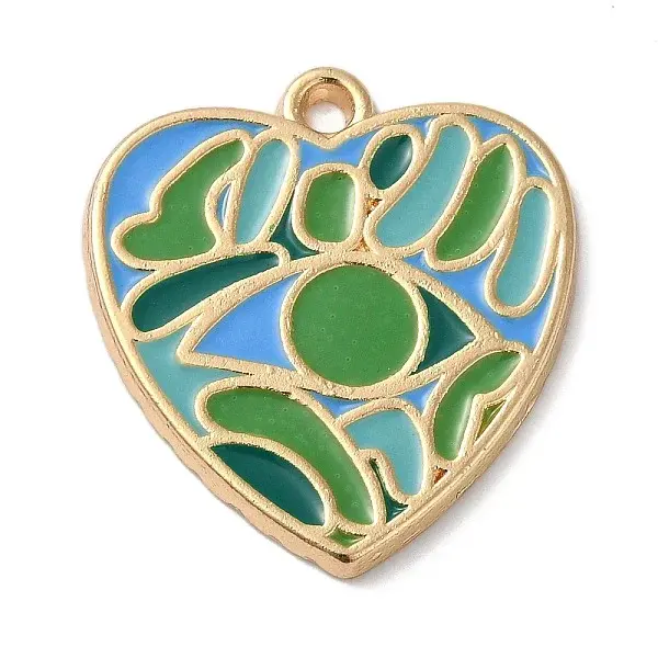 Zinc Alloy Enamel Pendants