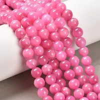 Natural Mashan Jade Round Beads Strands