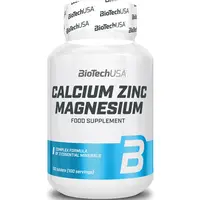 BioTechUSA Calcium Zinc Magnesium podpora normálneho stavu kostí a zubov 100 tbl
