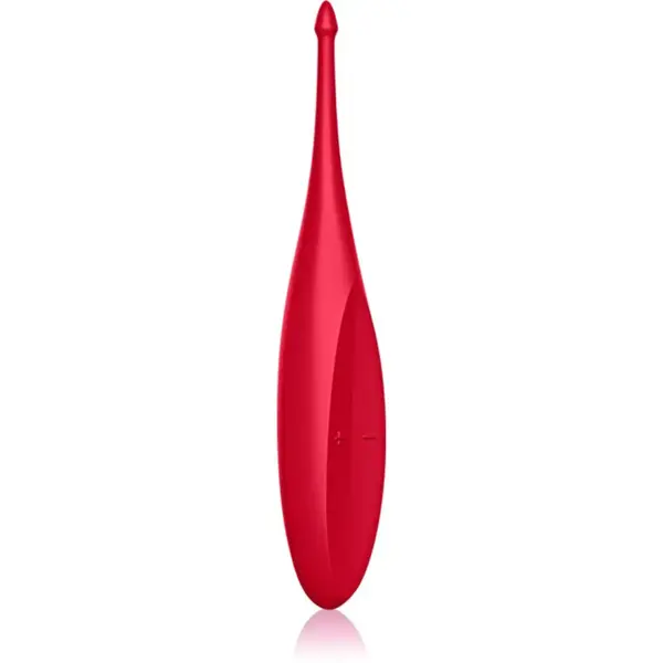 Satisfyer TWIRLING FUN vibrátor Red 17,5 cm