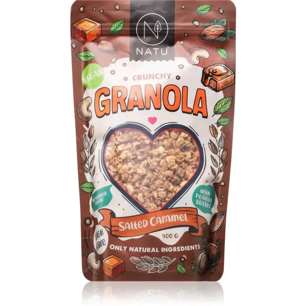 NATU Granola granola príchuť Salted Caramel 400 g