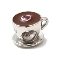 925 Sterling Silver Enamel European Beads