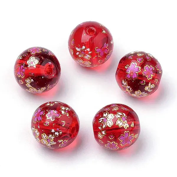 Printed Glass Beads