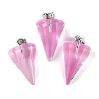 Spray Painted Glass Pendants