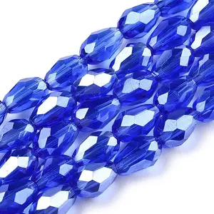 Electroplate Glass Beads Strands