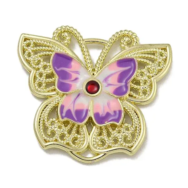 Rack Plating Alloy Enamel Pendants