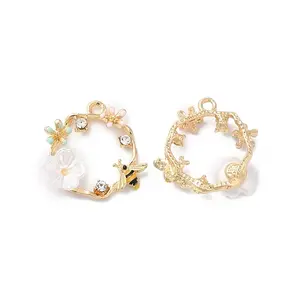 Alloy Enamel Pendants