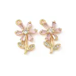 Brass Micro Pave Cubic Zirconia Pendants