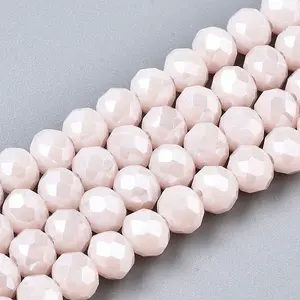Electroplate Glass Beads Strands