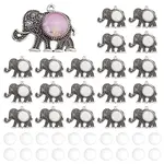 DIY Blank Dome Elephant Pendant Making Kit