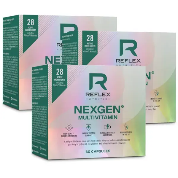 Reflex Nutrition Nexgen® Multivitamin kapsle s multivitamínovým komplexem 3x60 cps