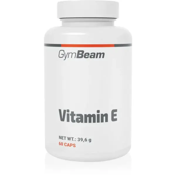 GymBeam Vitamin E kapsuly na podporu ochrany buniek pred oxidačným stresom 72 g